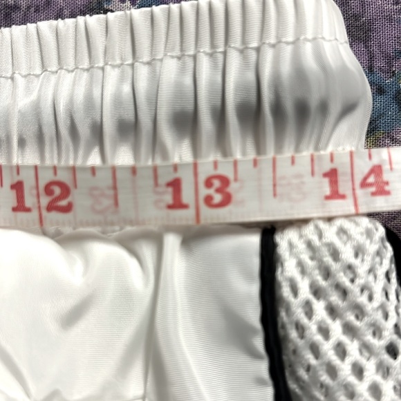 ReVamped Size Small White with Black Stripes Mesh Trackpants NWOT $35 - Picture 8 of 11